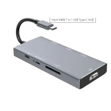 Havit H408 7 In 1 USB Type-C HUB